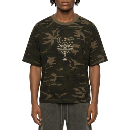 Mystic Signal - Unisex Camo Boxy T-Shirt (NEW)