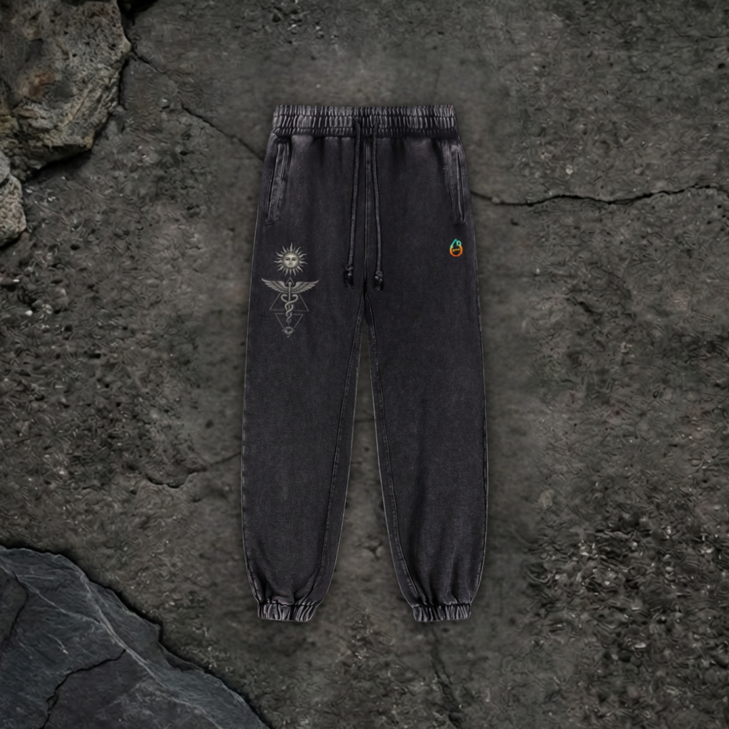 Inner Alchemy - Snow Wash Heavyweight Jogger Sweatpants (NEW)