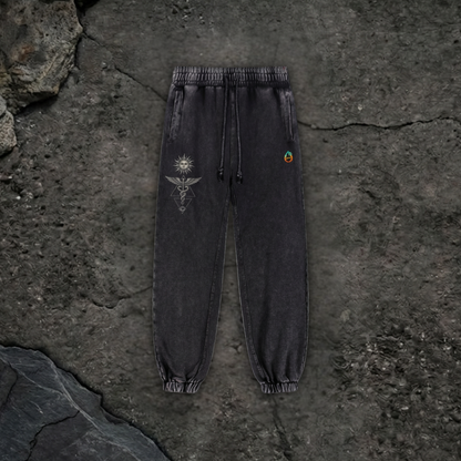 Inner Alchemy - Snow Wash Heavyweight Jogger Sweatpants (NEW)
