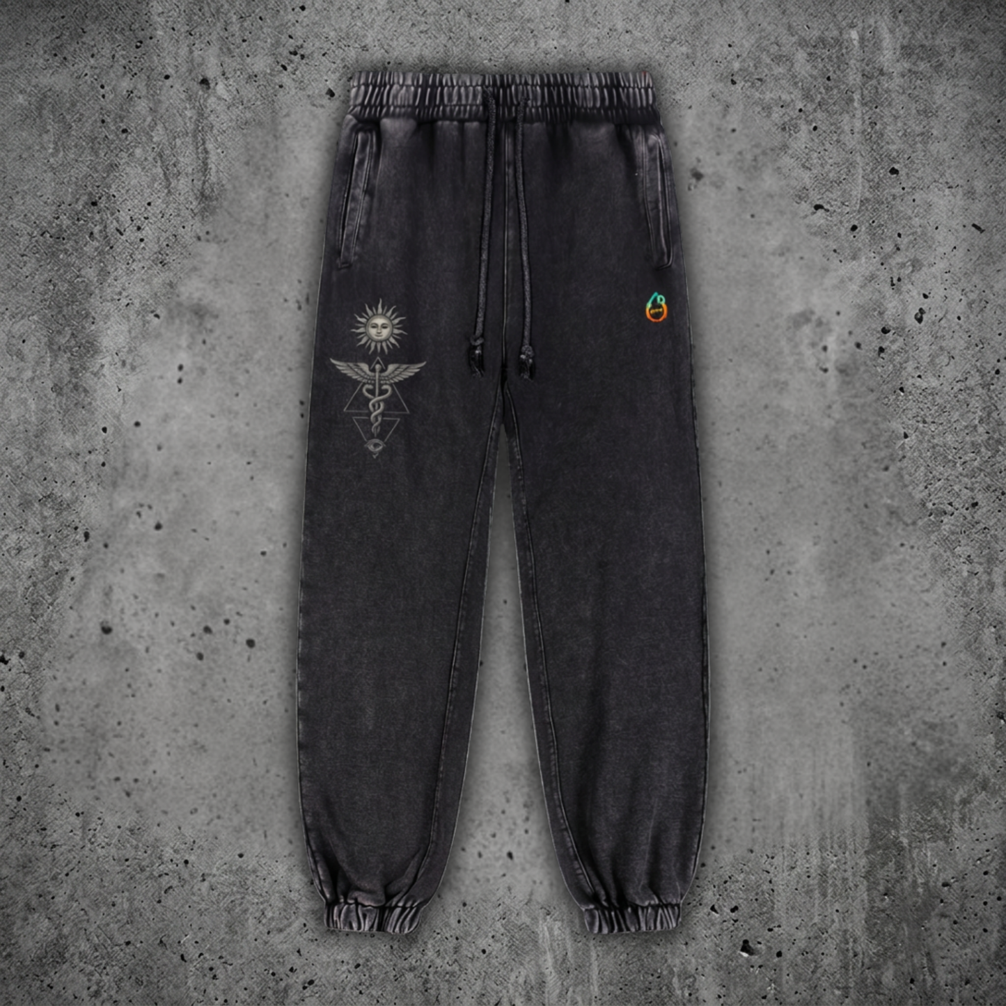 Inner Alchemy - Snow Wash Heavyweight Jogger Sweatpants (NEW)