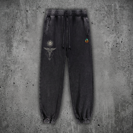 Inner Alchemy - Snow Wash Heavyweight Jogger Sweatpants (NEW)
