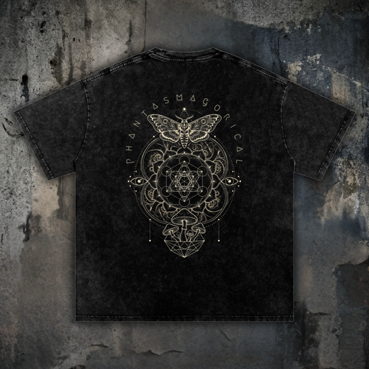 Nocturnal Architect - Snow Wash Oversized Heavyweight Tee