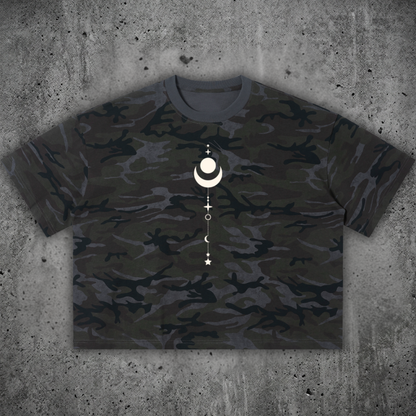 Existential - Unisex Camo Boxy T-Shirt (NEW)