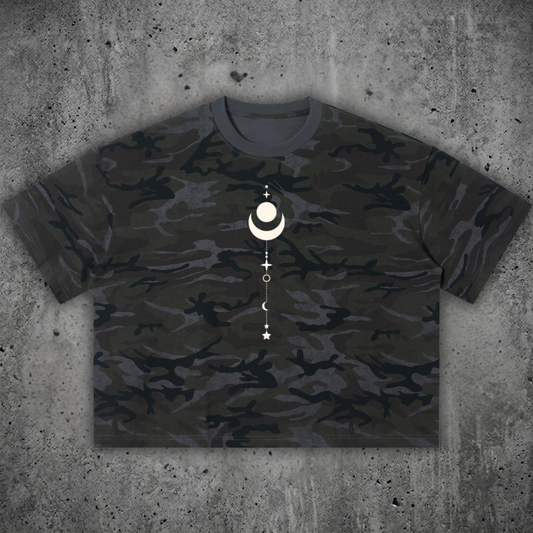 Existential - Unisex Camo Boxy T-Shirt (NEW)