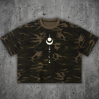 Existential - Unisex Camo Boxy T-Shirt (NEW)