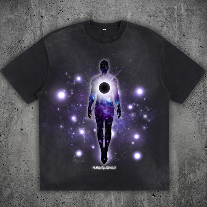 Void Eclipse - Unisex Sunfaded Loose Fit T-Shirt (NEW) 🍄