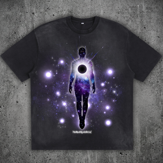 Void Eclipse - Unisex Sunfaded Loose Fit T-Shirt (NEW) 🍄