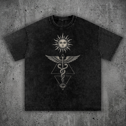 Inner Alchemy - Snow Wash Oversized Heavyweight Tee