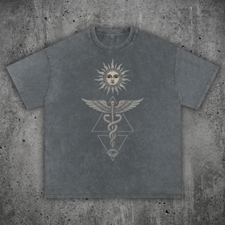 Inner Alchemy - Snow Wash Oversized Heavyweight Tee