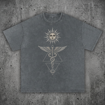 Inner Alchemy - Snow Wash Oversized Heavyweight Tee