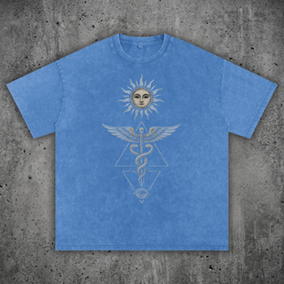 Inner Alchemy - Snow Wash Oversized Heavyweight Tee