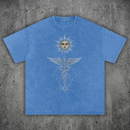 Inner Alchemy - Snow Wash Oversized Heavyweight Tee