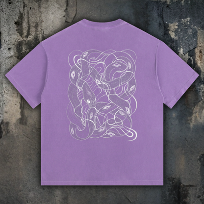 Embrace The Chaos - Vintage Washed Oversized Cotton T-Shirt (Patakota Collab)