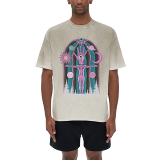 Dissolution of Ego - Vintage Washed Frayed T-Shirt (NEW)