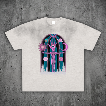 Dissolution of Ego - Vintage Washed Frayed T-Shirt (NEW)