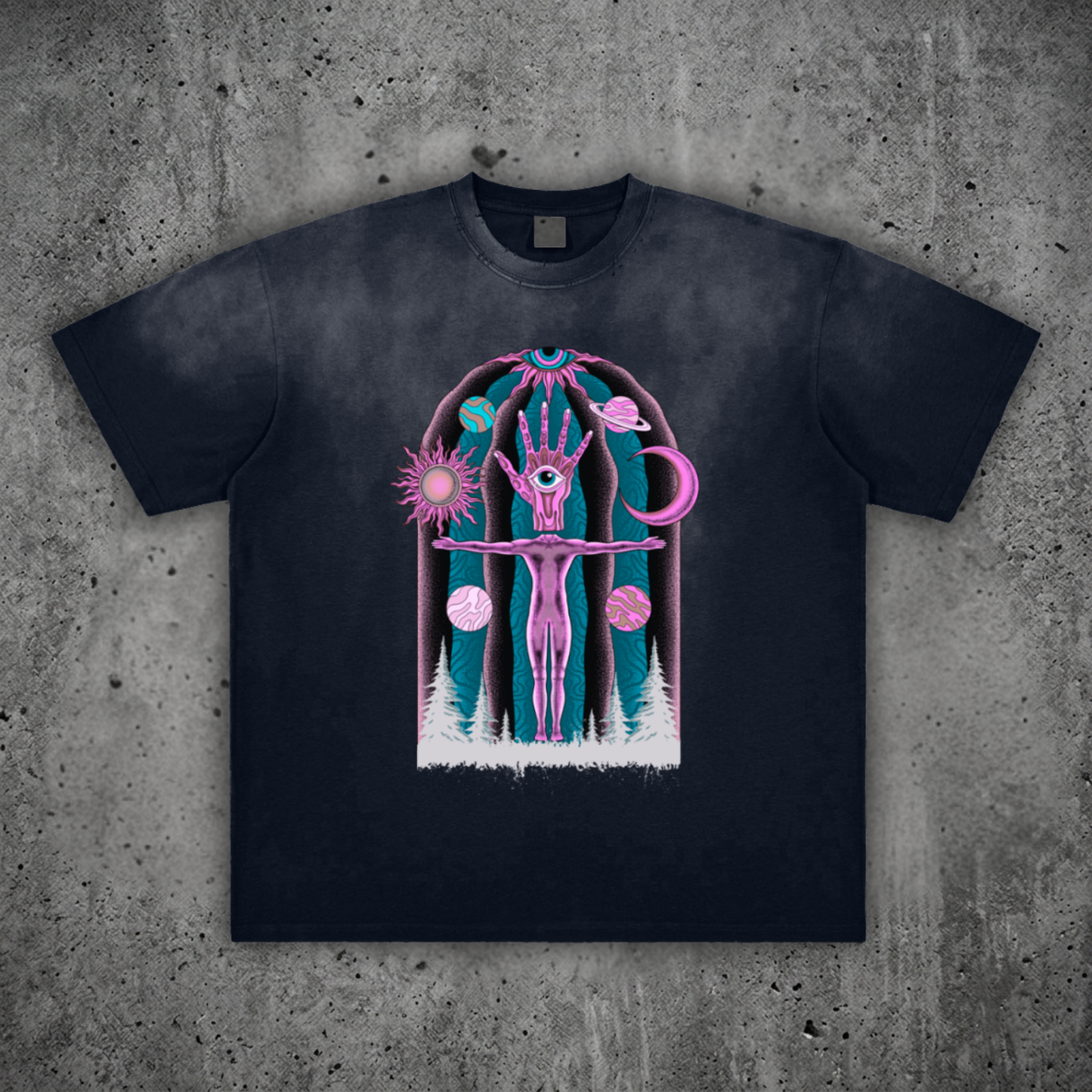 Dissolution of Ego - Vintage Washed Frayed T-Shirt (NEW)