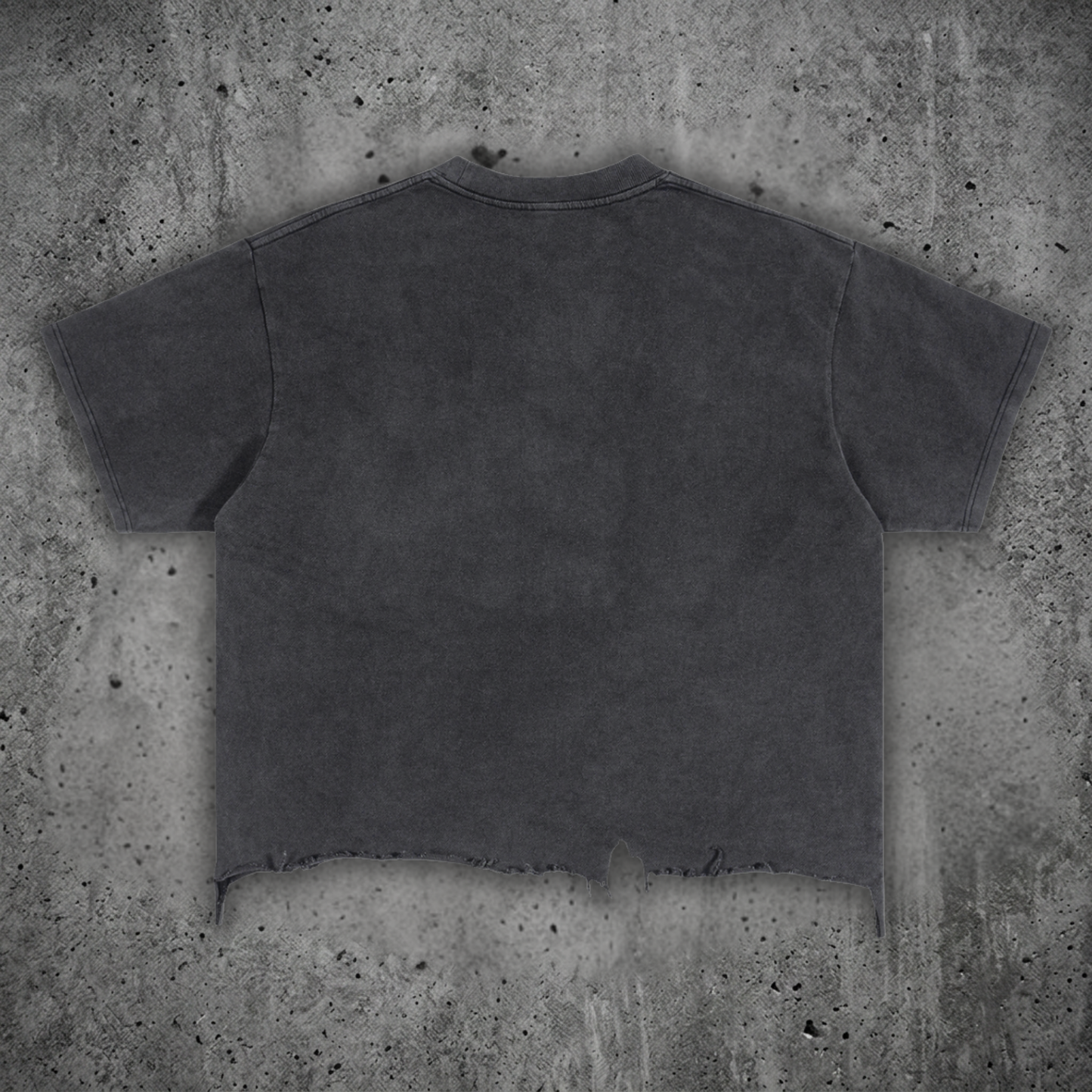 Dissolution of Ego - Vintage Wash Boxy Distressed Hem T-Shirt (NEW)