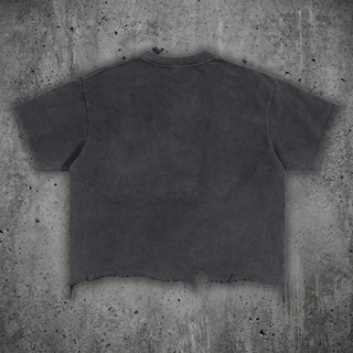 Dissolution of Ego - Vintage Wash Boxy Distressed Hem T-Shirt (NEW)
