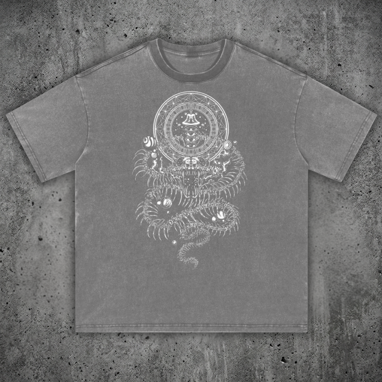 DMT.exe - Fluffy Vintage Washed  T-Shirt - 250 GSM (Pre-release drop!)