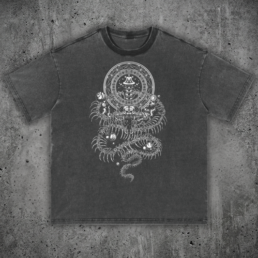 DMT.exe - Fluffy Vintage Washed  T-Shirt - 250 GSM (Pre-release drop!)