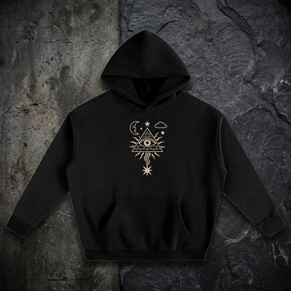 Mystic Signal - Oversize Fleeced Hoodie