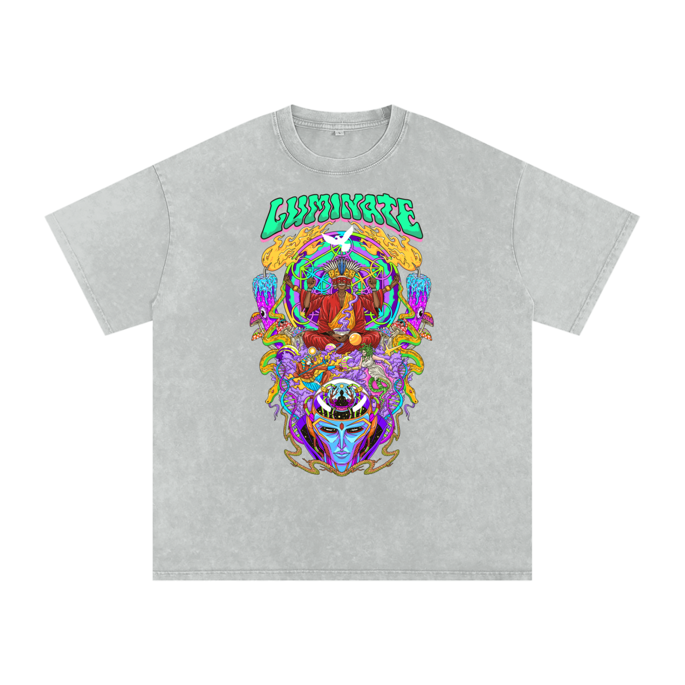 Luminate - Snow Wash Oversized Heavyweight Tee