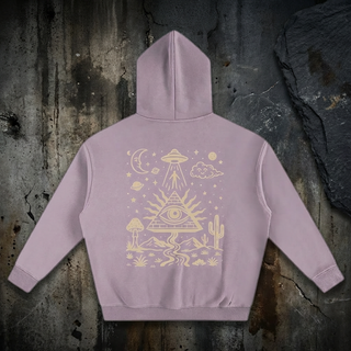 Mystic Signal - Oversize Fleeced Hoodie