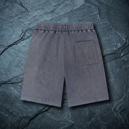 Existential - Heavyweight Mineral Wash Waffle Knit Shorts (NEW)