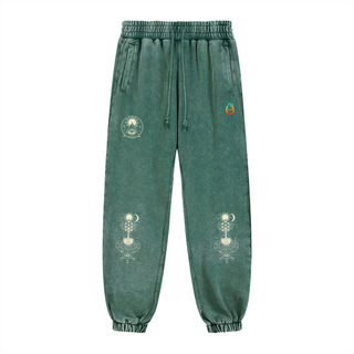 Celestial Synthesis - Snow Wash Heavyweight Jogger Sweatpants