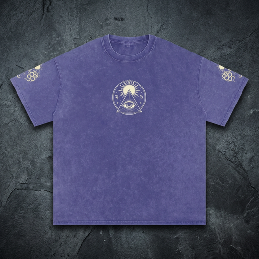 Celestial Synthesis - Snow Wash Oversized Heavyweight Tee (NEW)