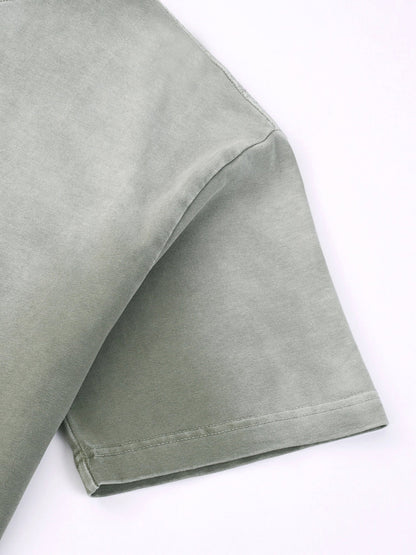 Chakra Vision - Ultra - Heavyweight Vintage Washed Oversized T-Shirt - 300 GSM (Front design) - Phantasmagorical