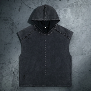 Spirit Animal - Snow Washed Boxy Hooded Tank Top (NEW)