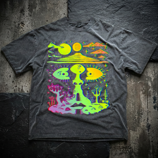 Celestial Drifter - Fluffy Vintage Heavyweight T-Shirt