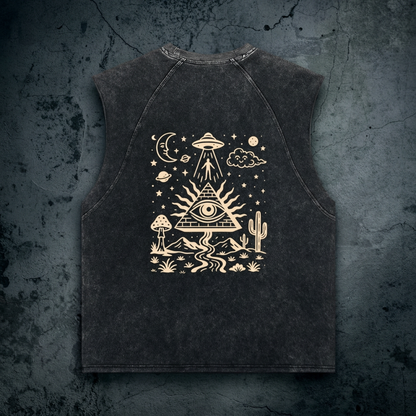 Mystic Signal - Snow Washed Tank Top (NEW)