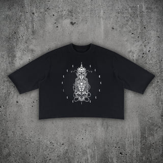 Paradigm - Mineral Wash Raw-Hem DJ Cut Heavyweight Tee