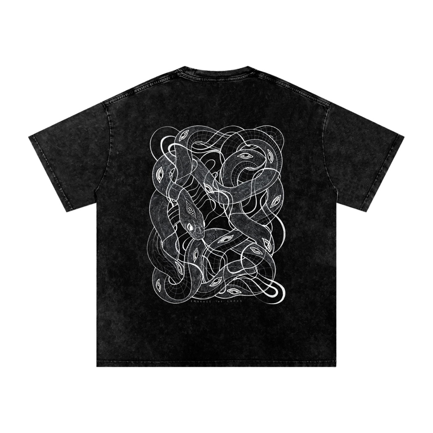 Embrace The Chaos - Patakota Collab Snow Wash Tee (NEW)