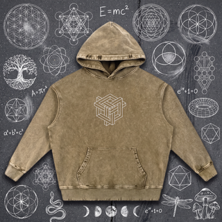 Paradigm - Snow Wash Hand-Frayed Heavyweight  Hoodie