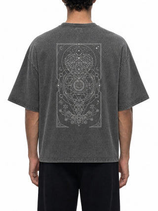 Mystic Myco - Fluffy Vintage Washed T-Shirt - 250 GSM
