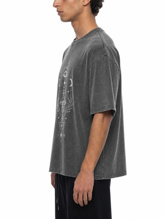 Mystic Myco - Fluffy Vintage Washed T-Shirt - 250 GSM