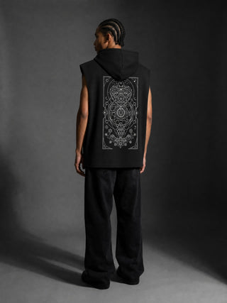 Mystic Myco - Unisex Vintage Wash Sun Fade Sleeveless Hoodie
