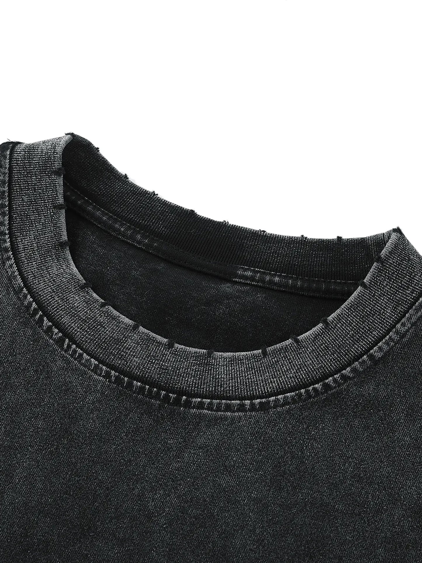 Inner Alchemy - Snow Washed Frayed Hem Tank Top