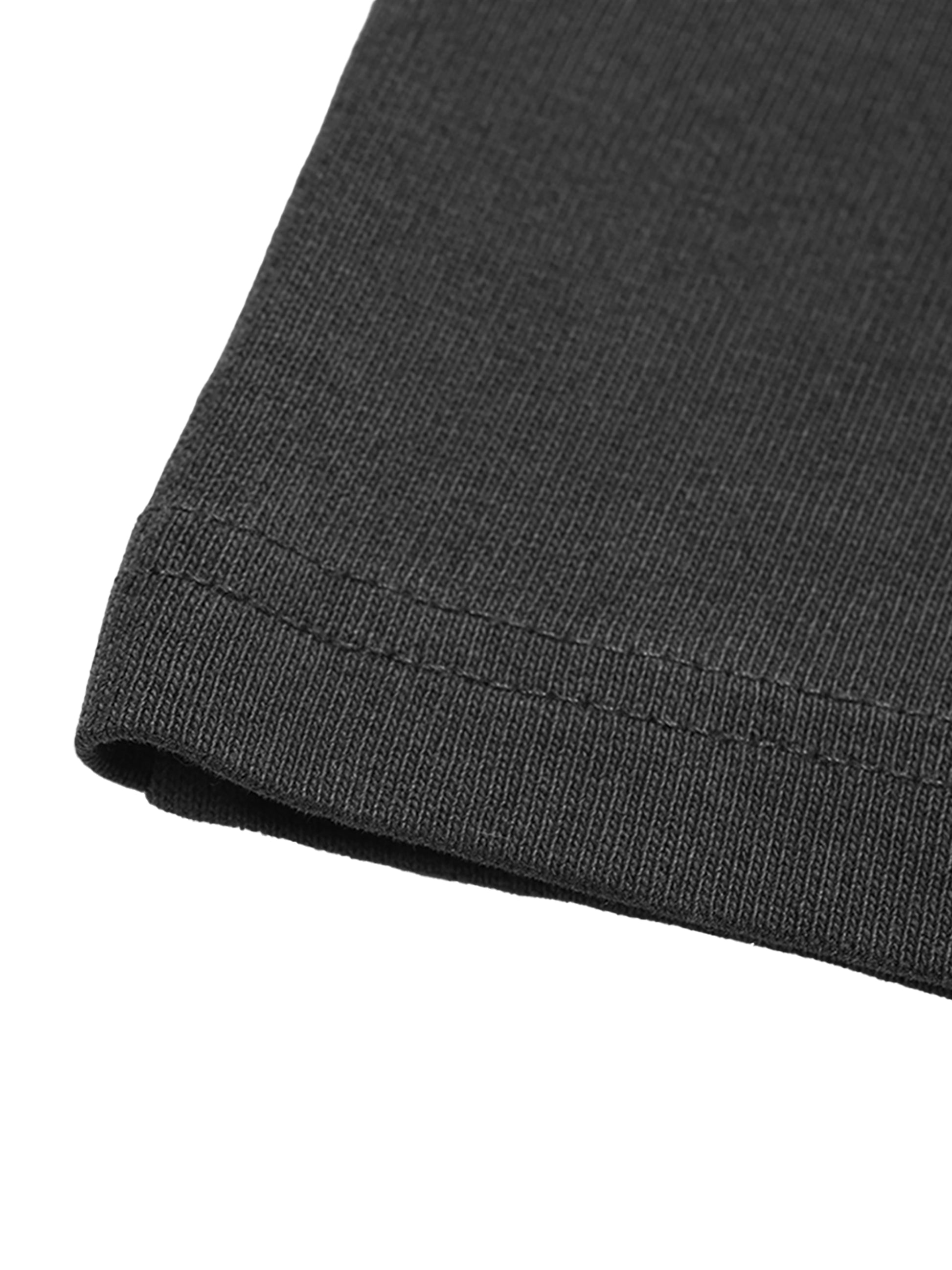 Close-up of ribbed cuff detail on Metamorphosis LS tee