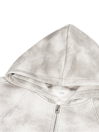Existential hoodie ribbed cuff detail