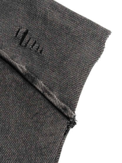 Embrace The Chaos - Snow Washed Boxy Hooded Tank Top - view 8