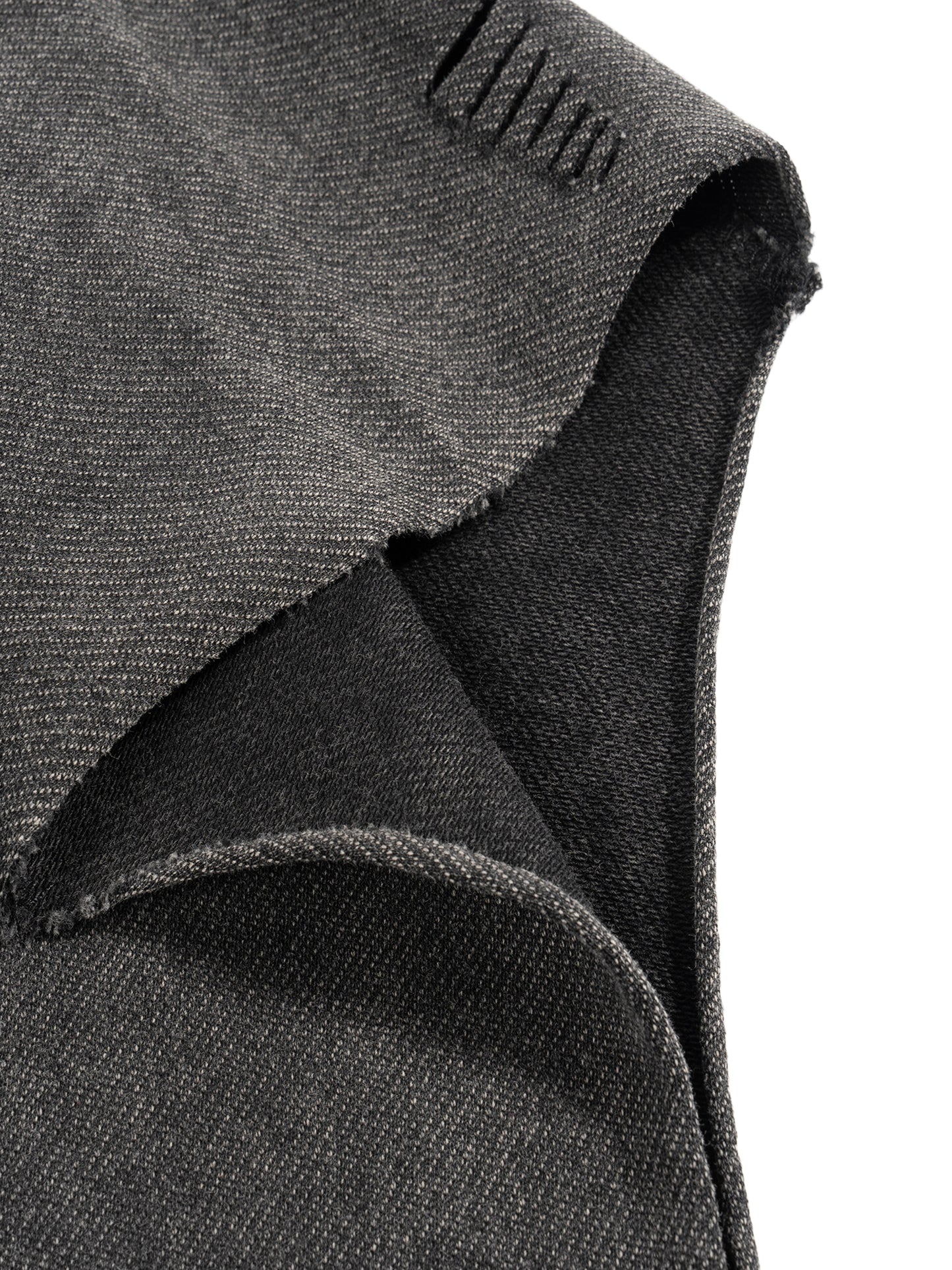 Existential hoodie ribbed cuff detail