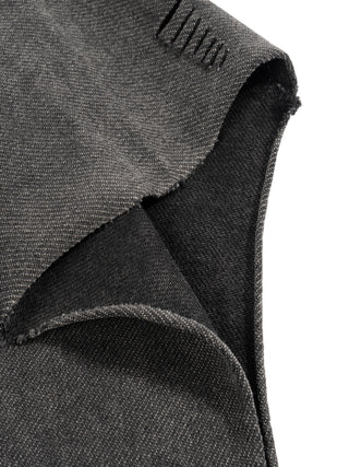 Existential hoodie ribbed cuff detail