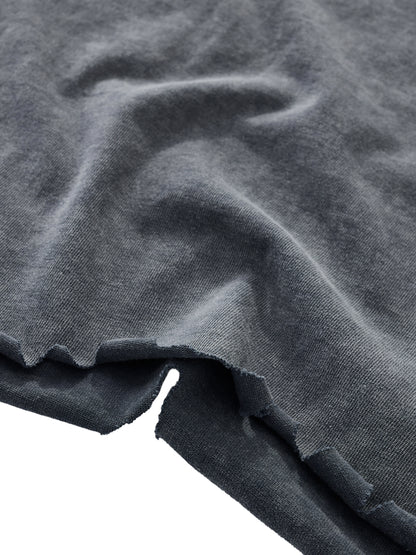 Close-up of Existential snow wash fabric texture