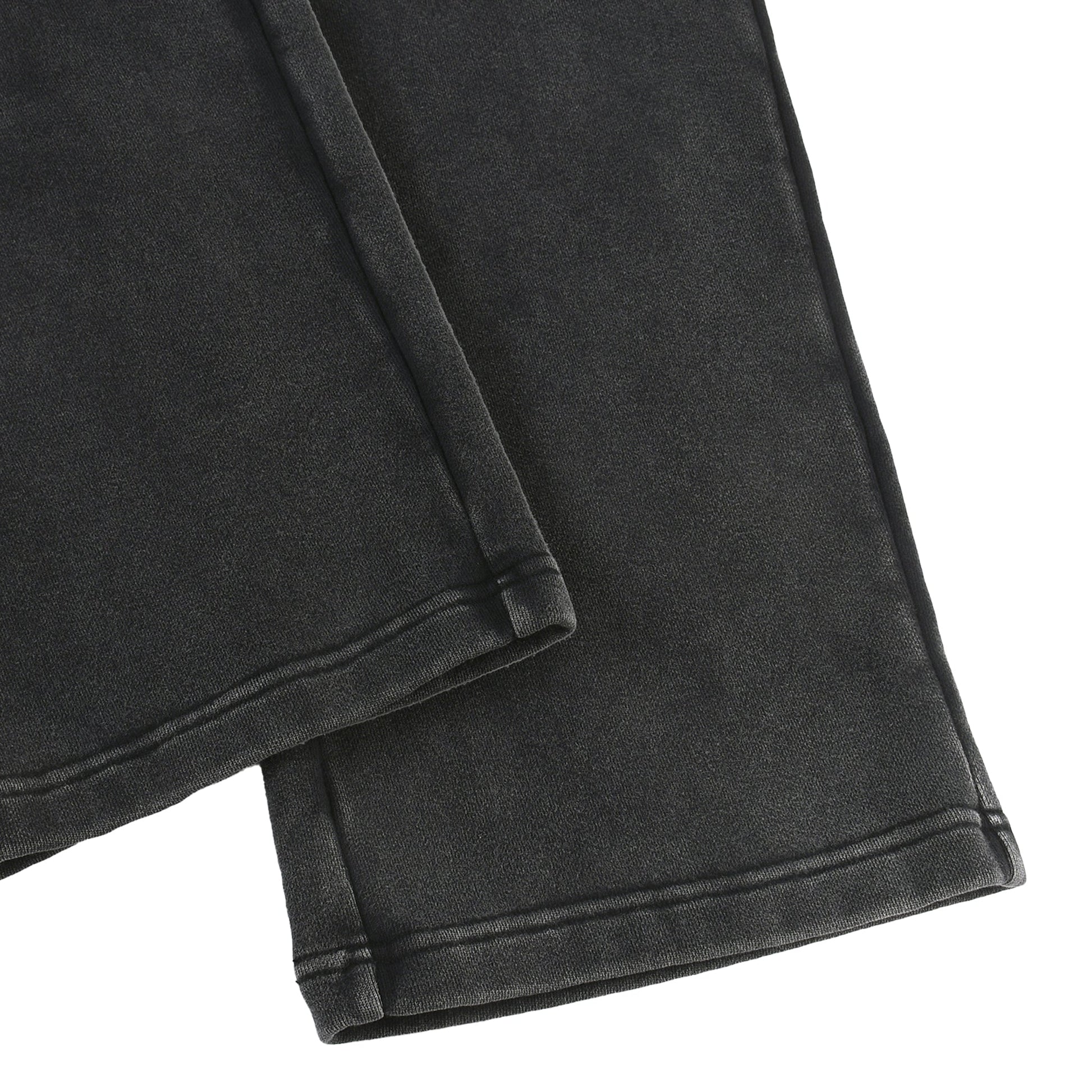 Merkaba Cipher Snow Wash Heavyweight Baggy Sweatpants - waistband and drawstring detail