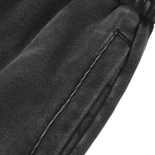 Merkaba Cipher — Snow Wash Hea sweatpants elastic waistband detail