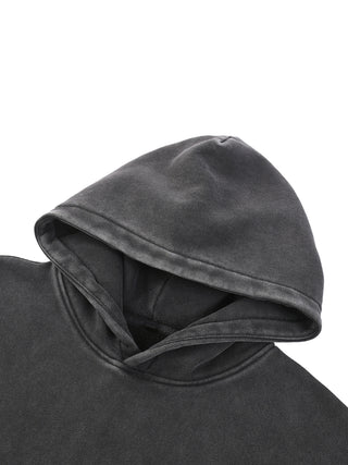 DMT.exe - Snow Wash Fleece Oversize Hoodie (NEW)